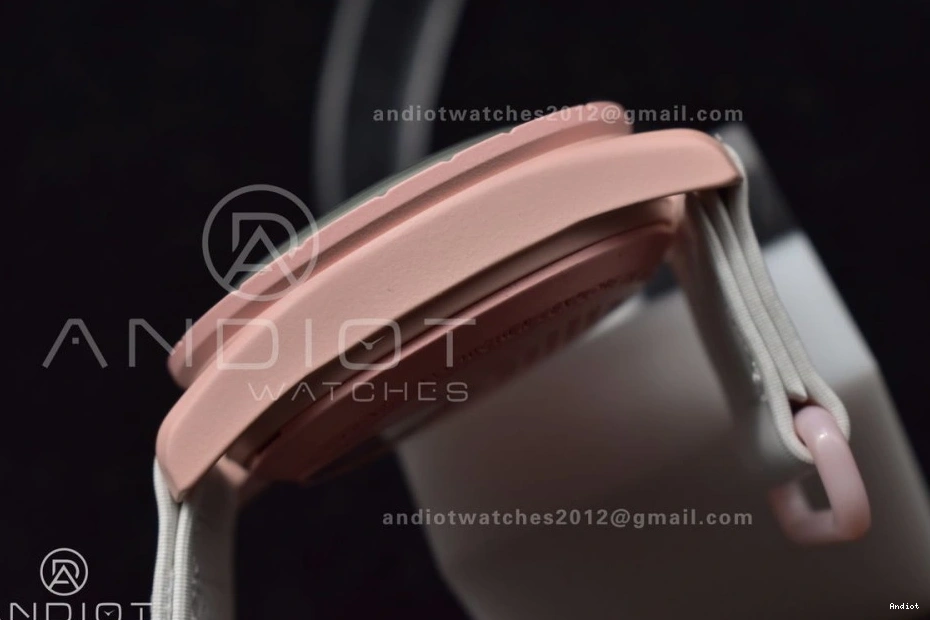 x Mission Strap Nylon to Venus Quartz Moonwatch Swatch Omega on Bioceramic 0403